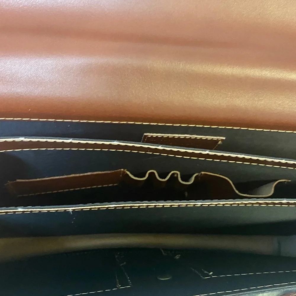 Roberta Rossi Brown Leather Satchel